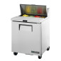 Table de préparation 8 bacs GN 1/6 1 porte True TSSU-27-08-HC 