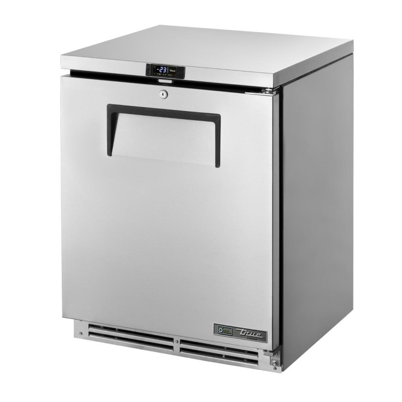Vitrine négative dessous de comptoir 1 porte battante True 147L TUC-24F-HC 