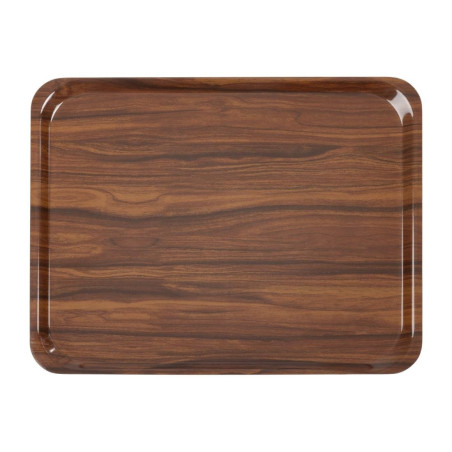 Plateaux stratifiés lisses Capri Cambro noyer 460mm 