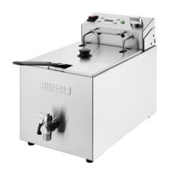Friteuse électrique simple avec minuterie Buffalo 8L