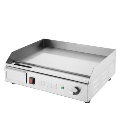 Plancha électrique en acier poli Buffalo