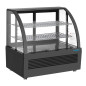 Vitrine réfrigérée de comptoir Polar série C noire 100L