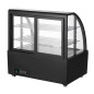 Vitrine réfrigérée de comptoir Polar série C noire 100L
