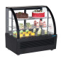Vitrine réfrigérée de comptoir Polar série C noire 100L