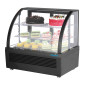Vitrine réfrigérée de comptoir Polar série C noire 100L