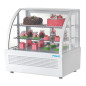 Vitrine réfrigérée de comptoir Polar série C blanche 100L