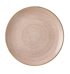 Assiettes avec rebord Churchill Stonecast Raw Terracotta Evolve 260mm (Lot de 12)