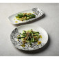 Assiettes rondes Churchill Kintsugi Accents Quartz Black Evolve 288mm (Lot de 12)