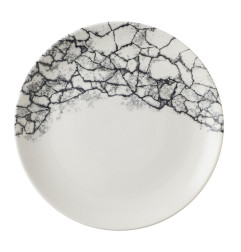 Assiettes rondes Churchill Kintsugi Accents Quartz Black Evolve 260mm (Lot de 12)