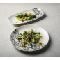 Assiettes rondes Churchill Kintsugi Accents Quartz Black Evolve 260mm (Lot de 12)