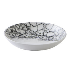 Assiettes coupes rondes Churchill Kintsugi Accents Quartz Black Evolve 248mm (Lot de 12)