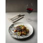 Assiettes coupes rondes Churchill Kintsugi Accents Quartz Black Evolve 248mm (Lot de 12)