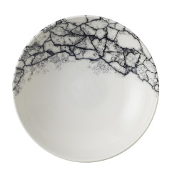 Assiettes coupe ronde Churchill Kintsugi Accents Quartz Black Evolve 182mm (Lot de 12)