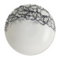 Assiettes coupe ronde Churchill Kintsugi Accents Quartz Black Evolve 182mm (Lot de 12)