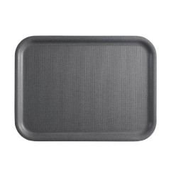 Plateau surface antidérapante Cambro Mykonos anthracite 340x460mm