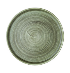 Assiettes avec rebord Churchill Stonecast Patina Green 210mm (Lot de 6)