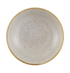 Assiettes coupes rondes Churchill Stonecast Raw Grey 184mm (Lot de 12)