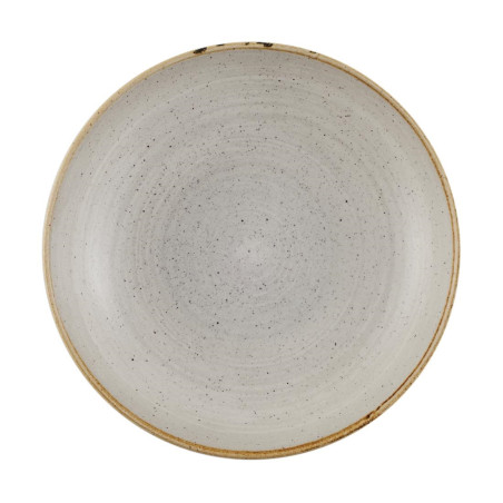 Assiettes coupes rondes Churchill Stonecast Raw Evolve Grey 248mm (Lot de 12)