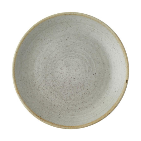 Assiettes coupes rondes Churchill Stonecast Raw Evolve Grey 165mm (Lot de 12)