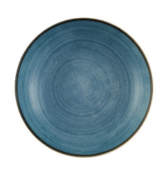 Assiettes coupes rondes Churchill Stonecast Raw Evolve Teal 248mm (Lot de 12)