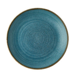 Assiettes rondes Churchill Stonecast Raw Evolve Teal 220mm (Lot de 12)
