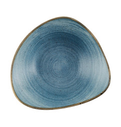 Bols triangulaires Churchill Stonecast Raw Lotus Teal 228mm (Lot de 12)