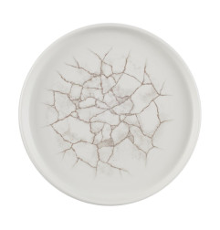 Assiettes avec rebord Churchill Studio Prints Kintsugi Agate Grey 220mm (Lot de 6)