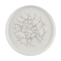 Assiettes avec rebord Churchill Studio Prints Kintsugi Agate Grey 220mm (Lot de 6)