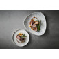 Assiettes avec rebord Churchill Studio Prints Kintsugi Agate Grey 220mm (Lot de 6)