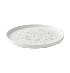 Assiettes avec rebord Churchill Studio Prints Kintsugi Agate Grey 260mm (Lot de 6)