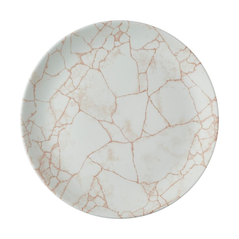 Assiettes rondes Churchill Studio Prints Kintsugi Evolve Coral 285mm (Lot de 12)