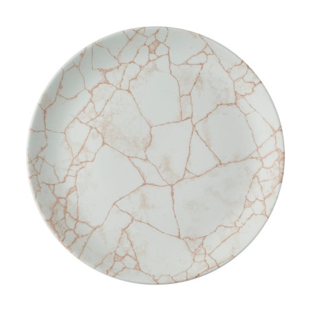 Assiettes rondes Churchill Studio Prints Kintsugi Evolve Coral 285mm (Lot de 12)