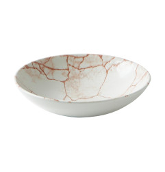 Assiettes coupes rondes Churchill Studio Prints Kintsugi Evolve Coral 184mm (Lot de 12)