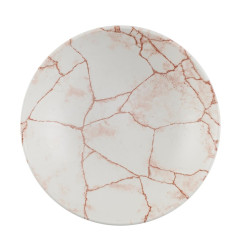 Assiettes coupes rondes Churchill Studio Prints Kintsugi Evolve Coral 184mm (Lot de 12)