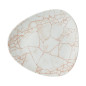Assiettes triangulaires Churchill Studio Prints Kintsugi Lotus Coral 178mm (Lot de 12)