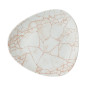 Assiettes triangulaires Churchill Studio Prints Kintsugi Lotus Coral 228mm (Lot de 12)