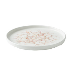 Assiettes avec rebord Churchill Studio Prints Kintsugi Coral 260mm (Lot de 6)