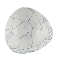 Bols triangulaires Churchill Studio Prints Kintsugi Pearl Lotus Grey 178mm (Lot de 12)