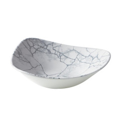 Bols triangulaires Churchill Studio Prints Kintsugi Pearl Lotus Grey 228mm (Lot de 12)