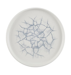 Assiettes avec rebord Churchill Studio Prints Kintsugi Pearl Grey 220mm (Lot de 6)