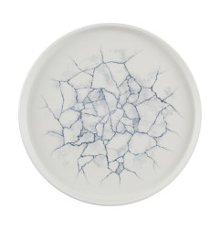 Assiettes avec rebord Churchill Studio Prints Kintsugi Pearl Grey 260mm (Lot de 6)