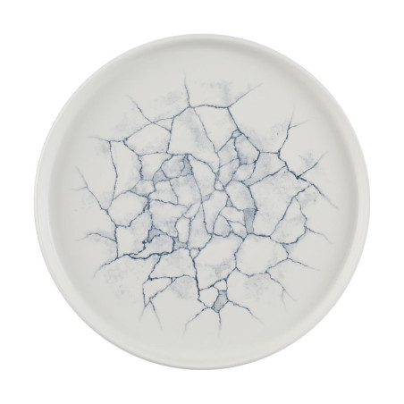 Assiettes avec rebord Churchill Studio Prints Kintsugi Pearl Grey 260mm (Lot de 6)