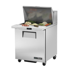 Comptoir de préparation 1 porte True 12 bacs GN 1/6 TSSU-27-12M-C-HC