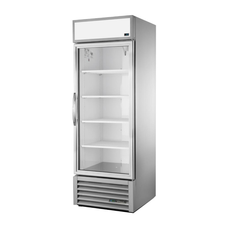 Vitrine réfrigérée négative libre service 1 porte True GDM-23F-HC-TSL01 ALU