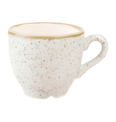 Tasses à espresso Churchill  Stonecast Barley White 100ml (Lot de 12)