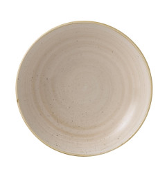 Assiettes coupes rondes Churchill Stonecast Nutmeg 248mm (Lot de 12)