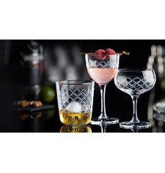 Verres Nick et Nora Utopia Raffles Diamond 170 ml (lot de 6)
