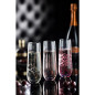 Verres à champagne Utopia Raffles Diamond 300 ml (lot de 6)