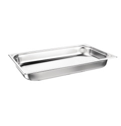 Bacs GN 1/1 inox 65mm Nisbets Essentials (lot de 3)
