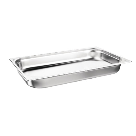 Bacs GN 1/1 inox 65mm Nisbets Essentials (lot de 3)